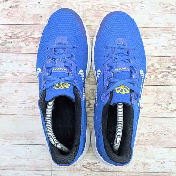 Nike Flex Experience 11 Royal Blue White Yellow Sneaker Trainers Men 8.5   8 1/2 - Picture 4 of 12